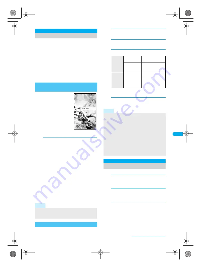 Docomo FOMA SH903i Manual Download Page 273