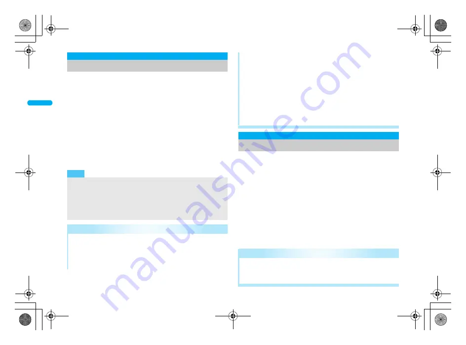 Docomo FOMA SH906i Instruction Manual Download Page 106