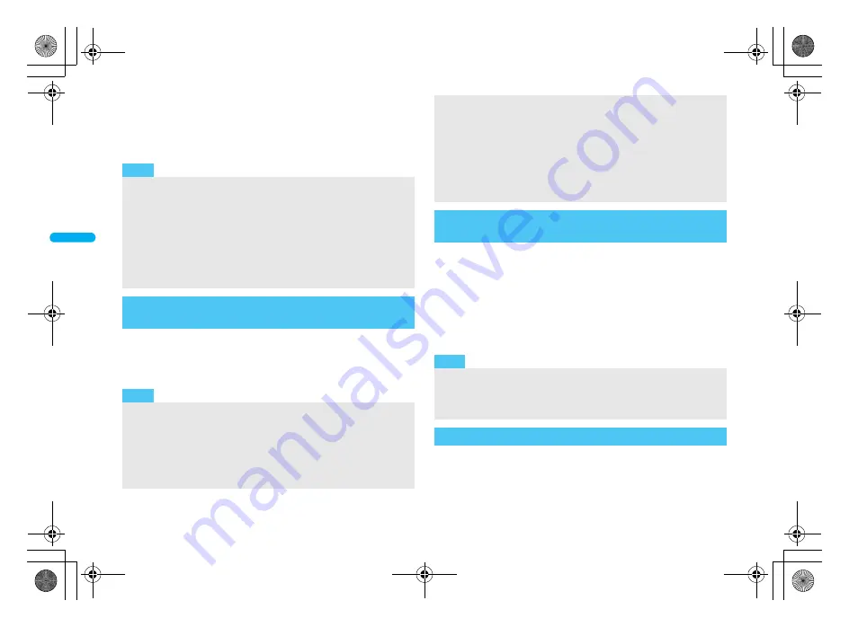 Docomo FOMA SH906i Instruction Manual Download Page 162