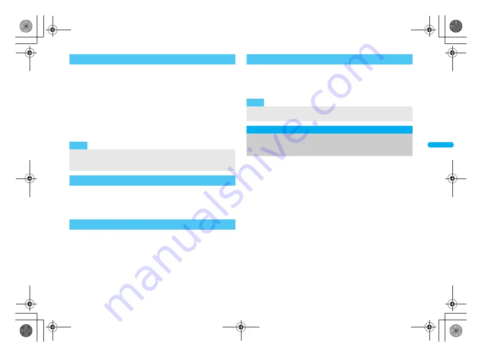 Docomo FOMA SH906i Instruction Manual Download Page 185