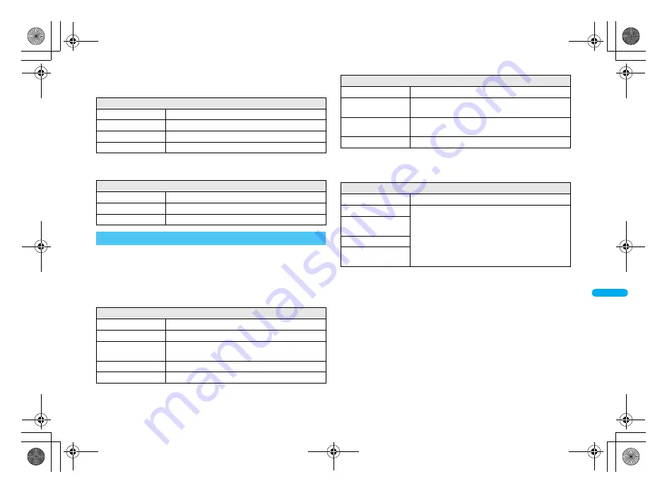 Docomo FOMA SH906i Instruction Manual Download Page 317