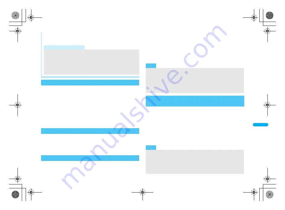 Docomo FOMA SH906i Instruction Manual Download Page 321