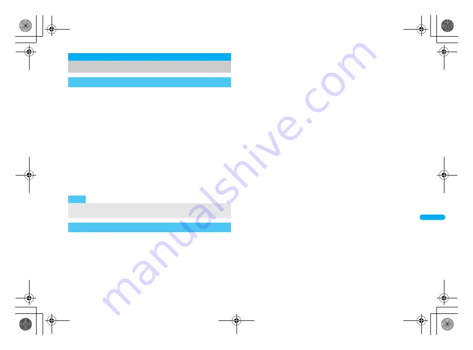 Docomo FOMA SH906i Instruction Manual Download Page 373