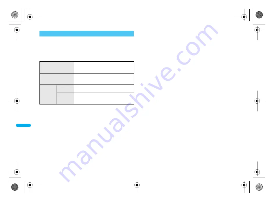 Docomo FOMA SH906i Instruction Manual Download Page 378