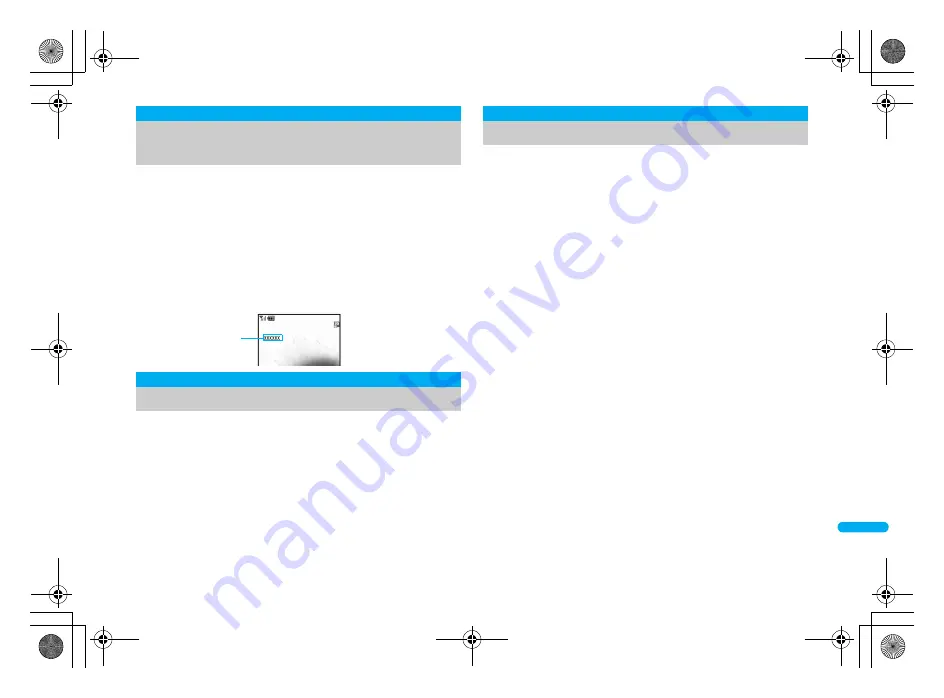 Docomo FOMA SH906i Instruction Manual Download Page 457