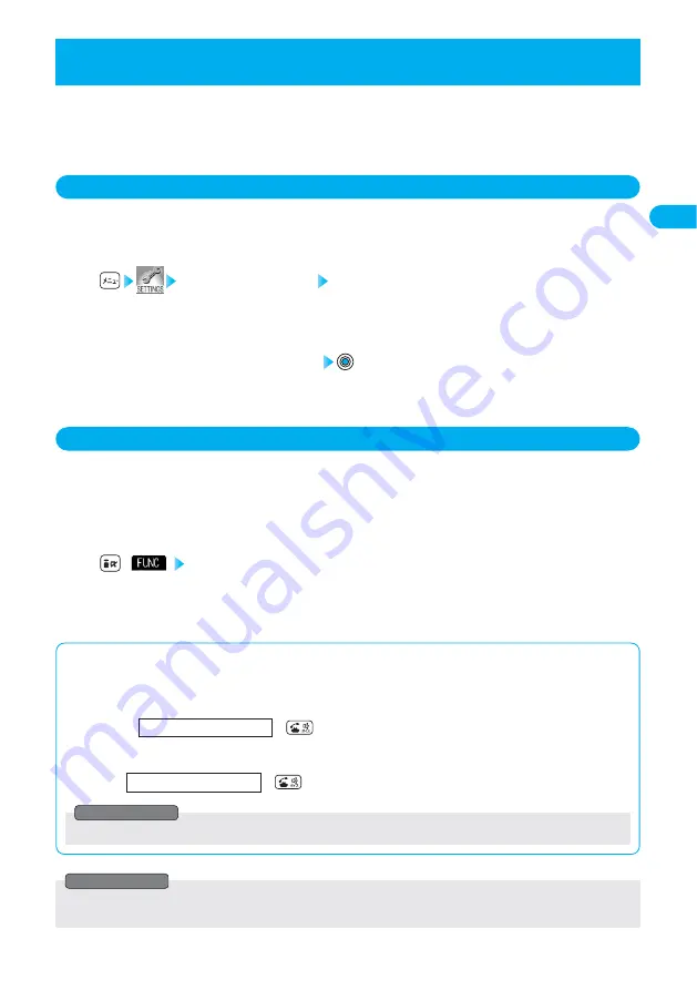 Docomo prosolid II foma P851i Manual Download Page 51