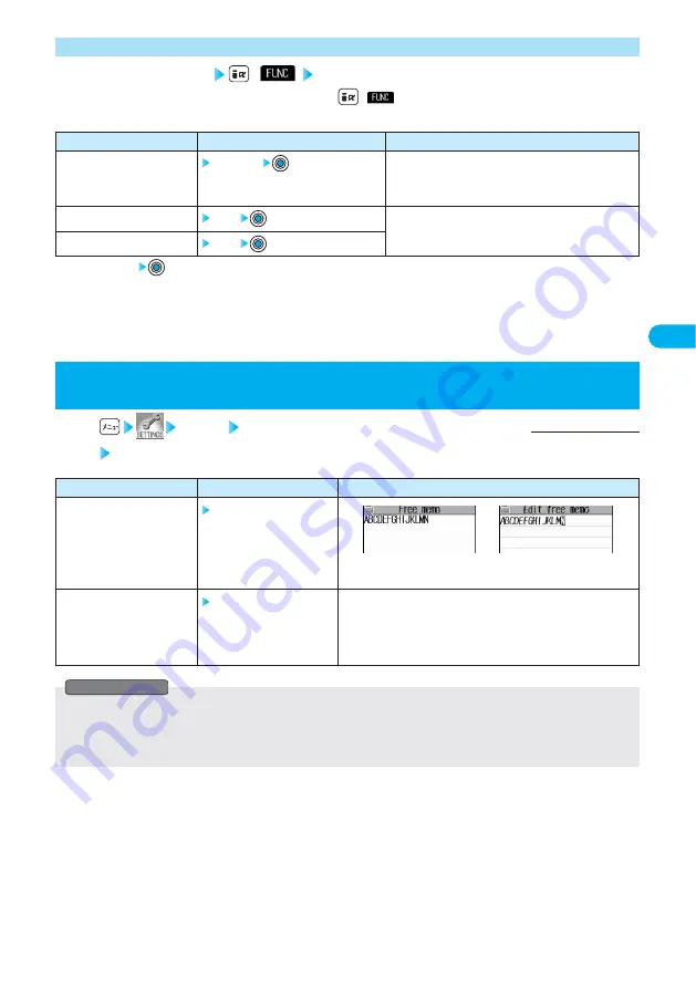 Docomo prosolid II foma P851i Manual Download Page 137