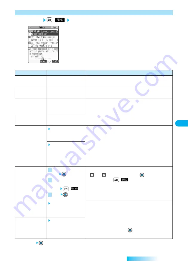 Docomo prosolid II foma P851i Скачать руководство пользователя страница 247