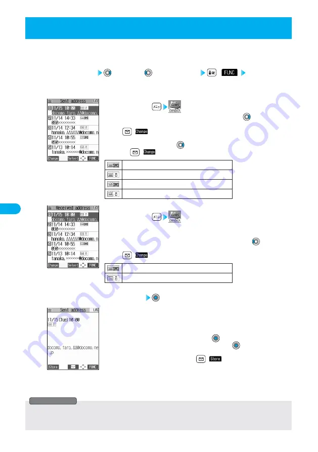 Docomo prosolid II foma P851i Manual Download Page 254