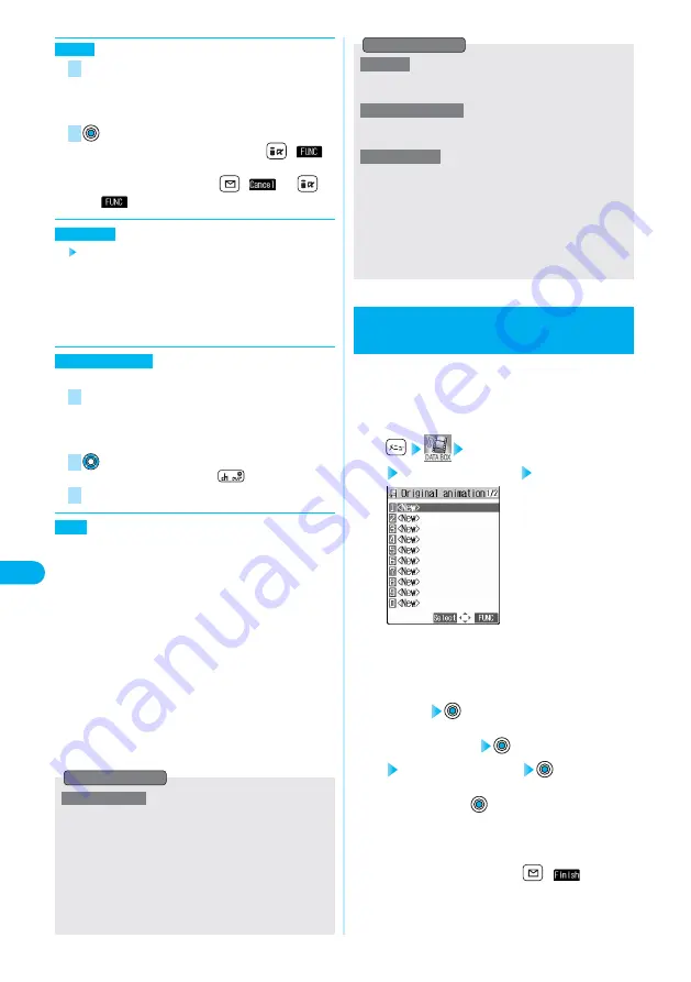 Docomo prosolid II foma P851i Manual Download Page 314