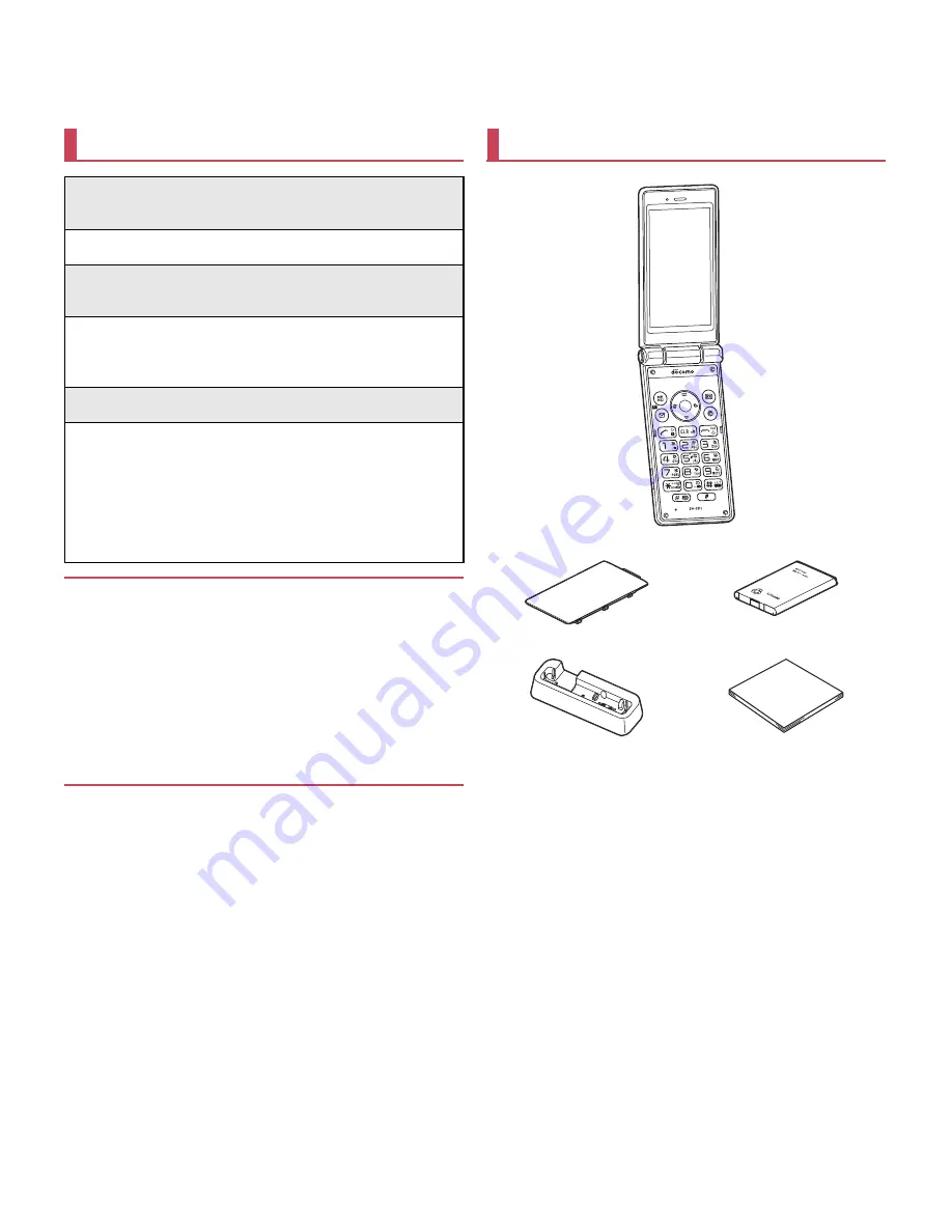 Docomo SH-03H Instruction Manual Download Page 2