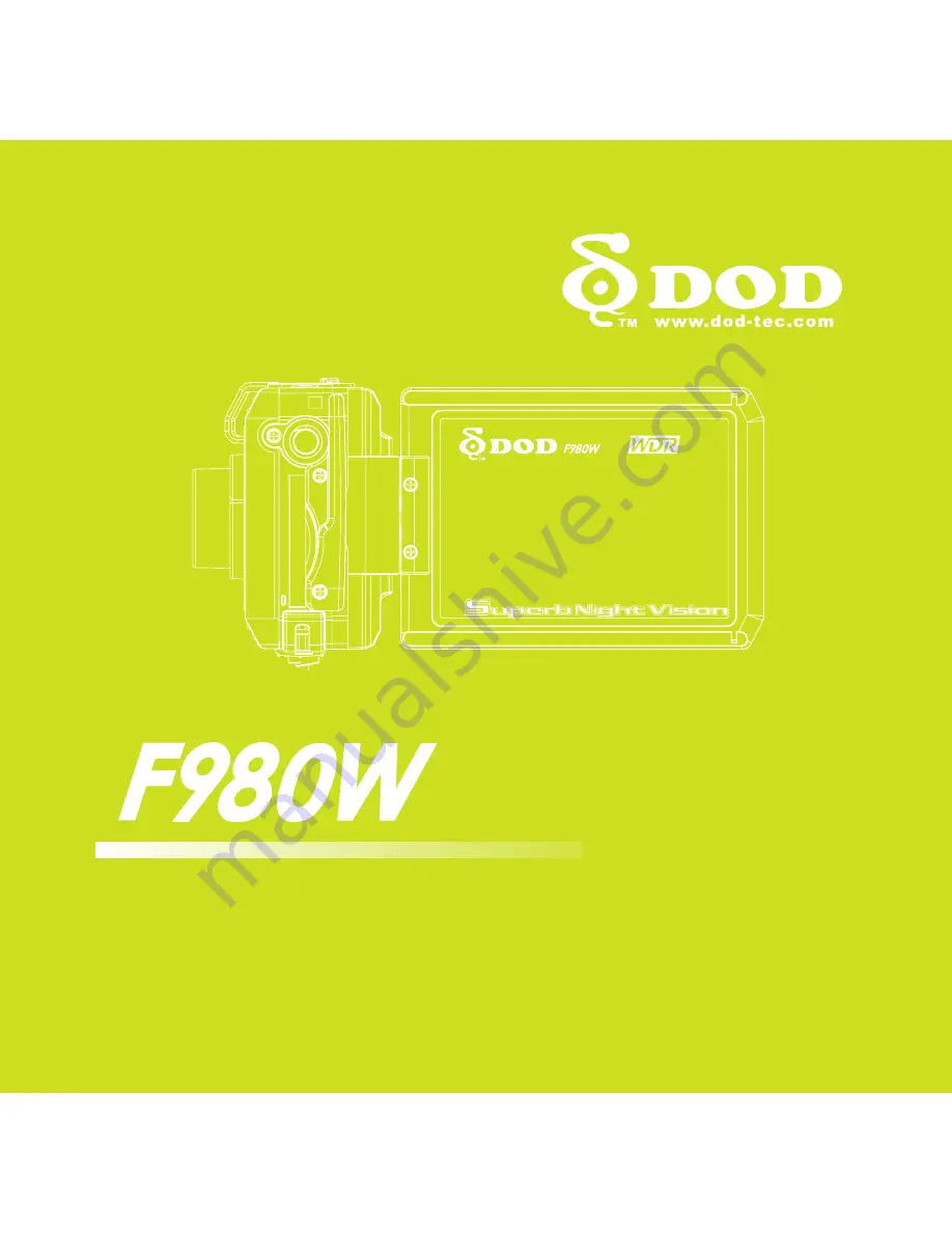 DOD F980W User Manual Download Page 1