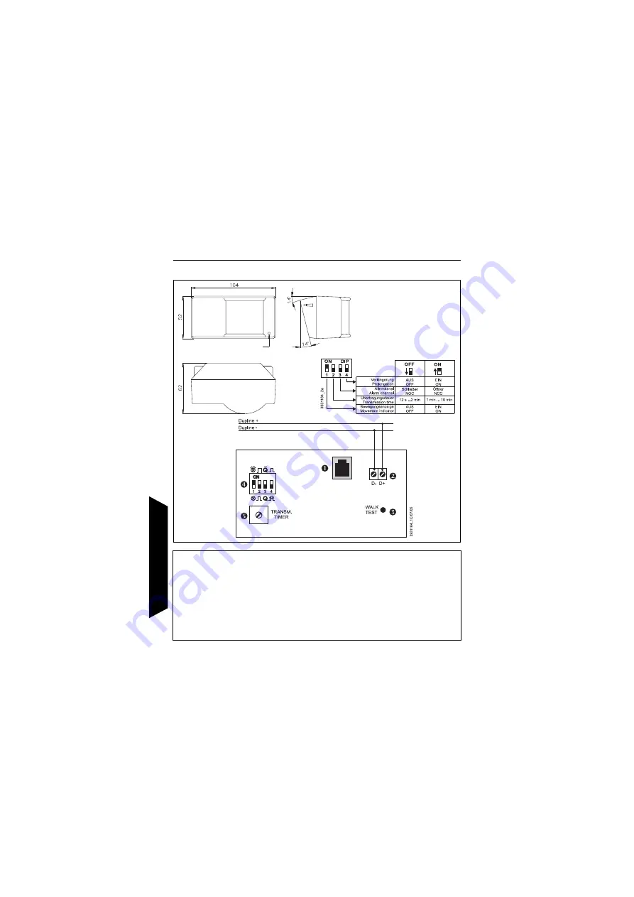 Doepke Dupline DBM 1 Operating Instructions Manual Download Page 8