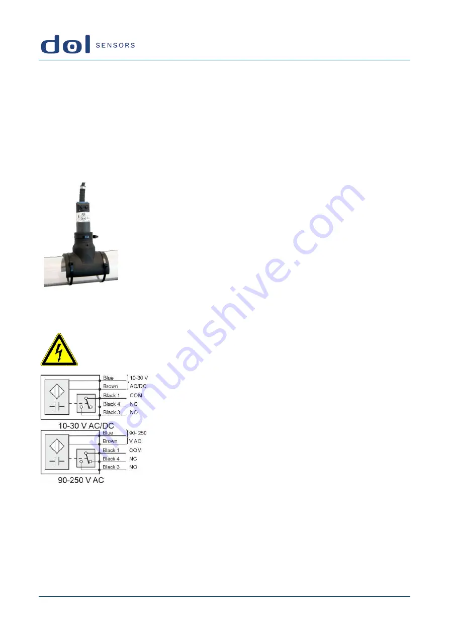 dol sensors 45R-T Скачать руководство пользователя страница 2