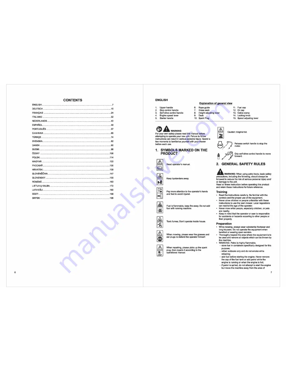 Dolmar PM-4600 S Original Instruction Manual Download Page 4