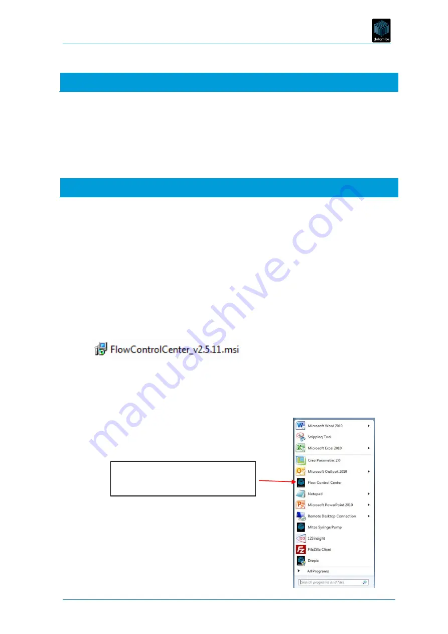 Dolomite 3200428 Quick Start User Manual Download Page 6