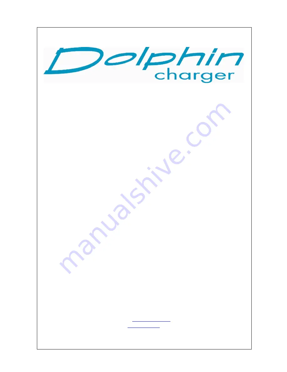 Dolphin 12V 10A Installation And Operation Manual Download Page 1