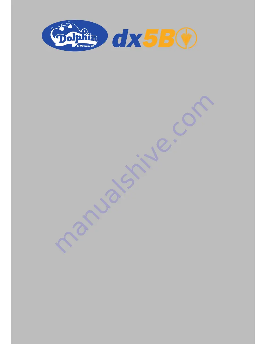 Dolphin DX5B Operating Instructions Manual Download Page 1