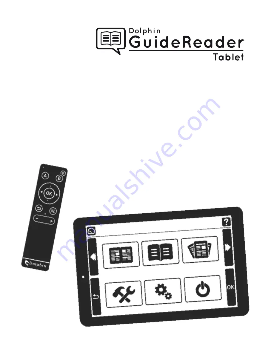 Dolphin GuideReader Quick Start Manual Download Page 1