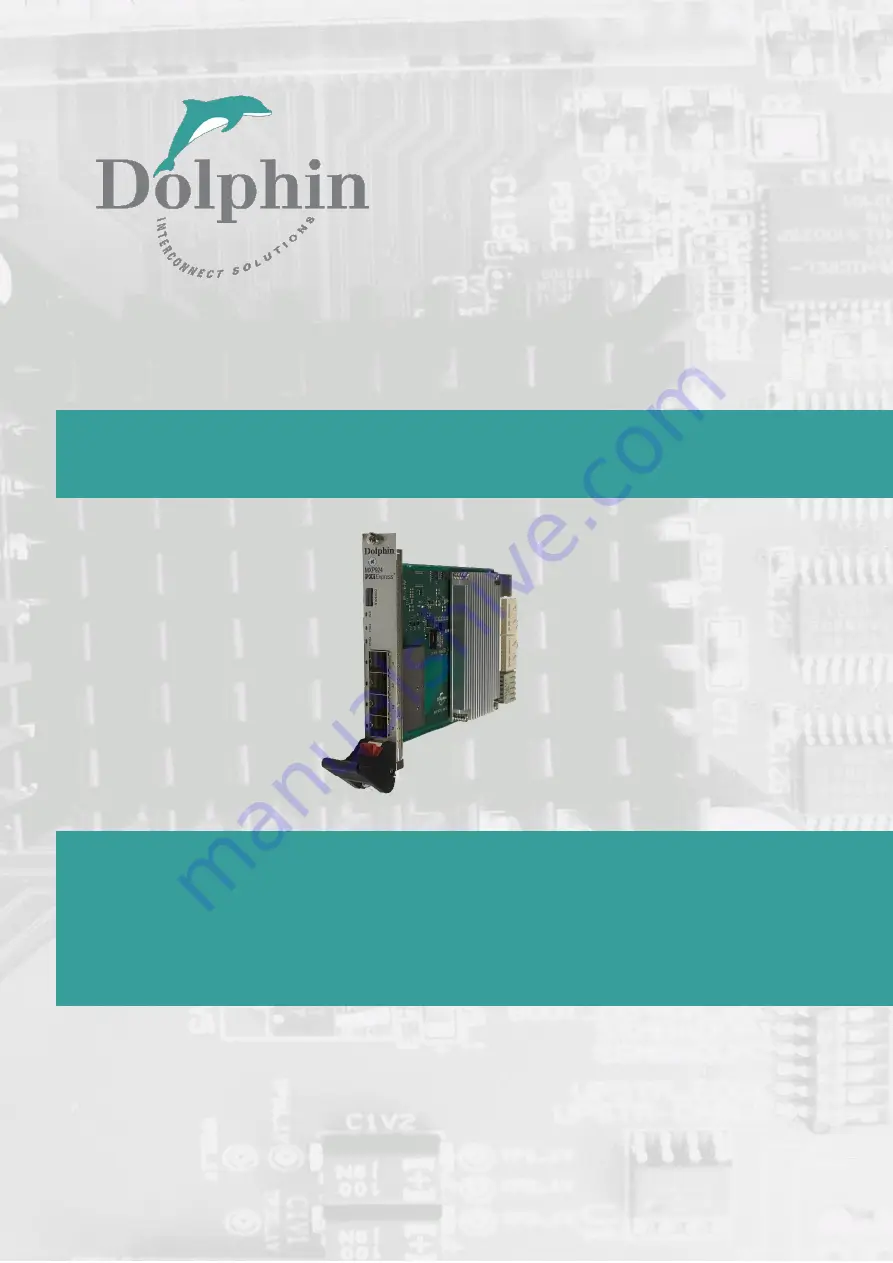 Dolphin MXP909 Operation Instructions Manual Download Page 1