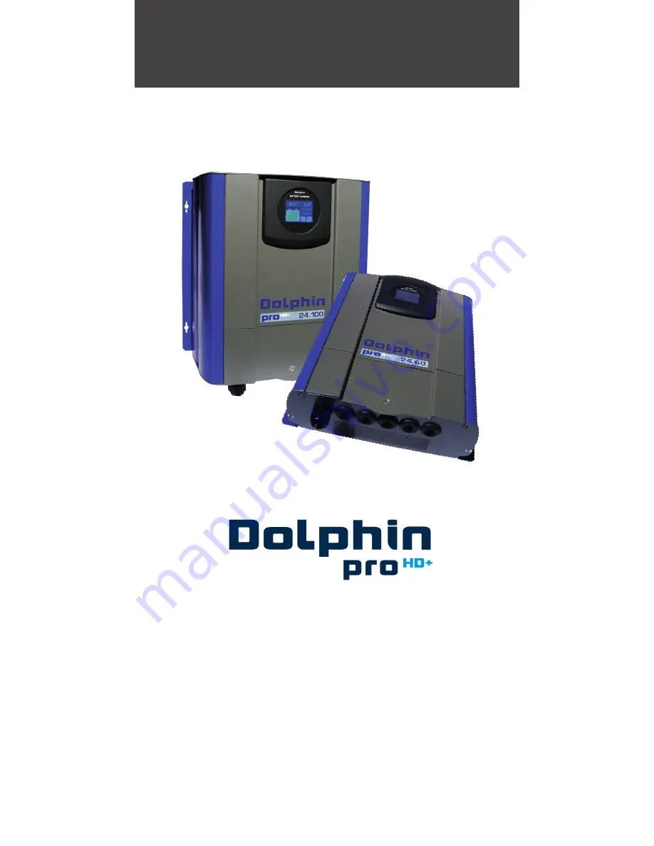 Dolphin pro HD+ 24V100A Скачать руководство пользователя страница 1