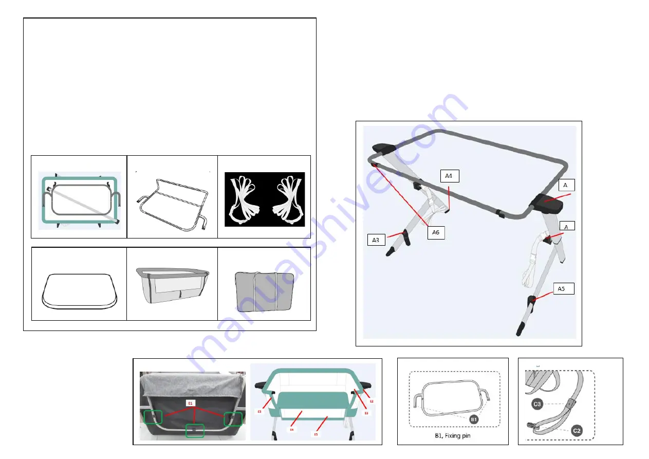 DOM Bedside Co-sleeper Скачать руководство пользователя страница 3