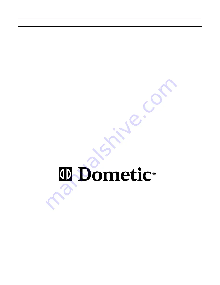 Dometic HTS-EC Owner'S Manual Download Page 24