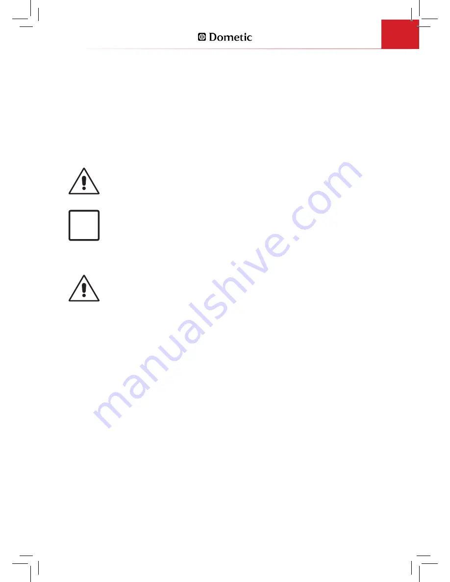 Dometic PI7078 Use And Installation  Manual Download Page 25