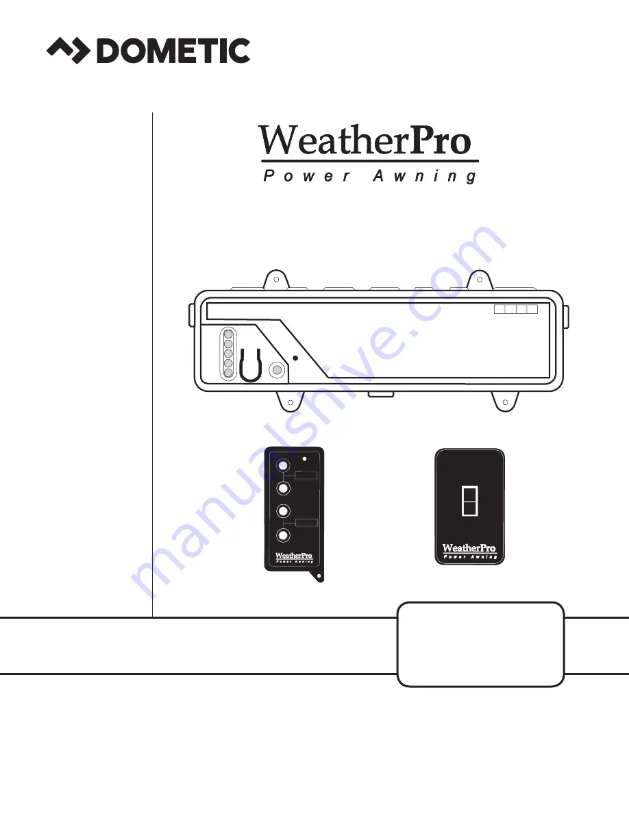 Dometic Weather  Pro 3310287 Series Скачать руководство пользователя страница 1