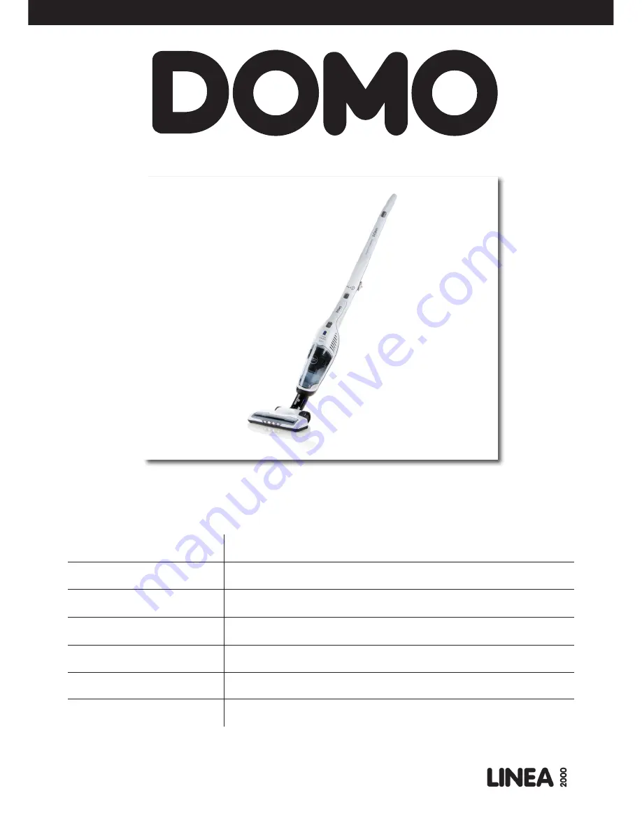 Domo DO217SV Instruction Booklet Download Page 1