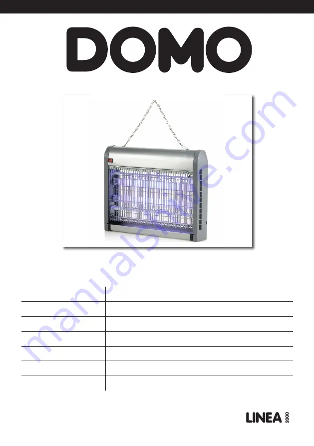 Domo KX012 Instruction Booklet Download Page 1