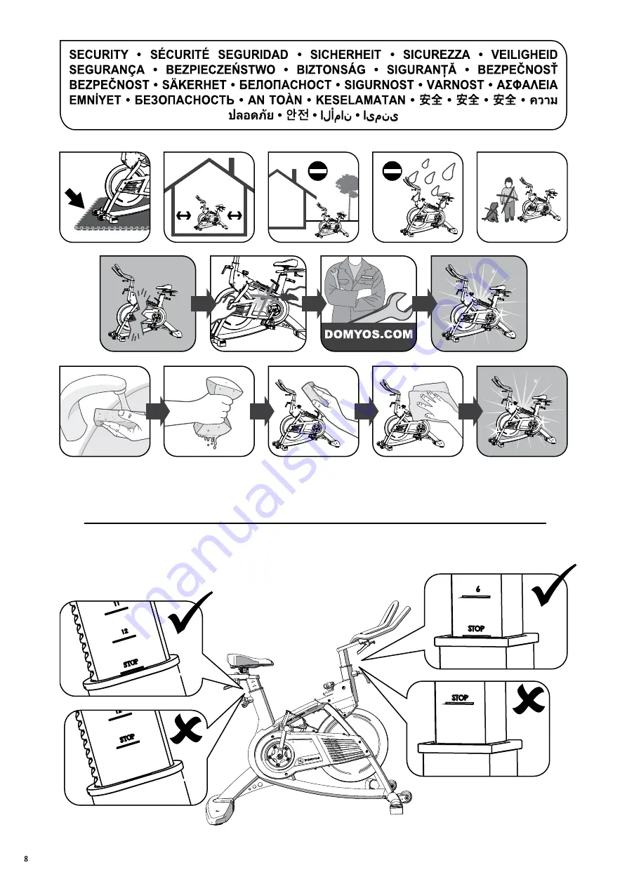 Domyos 8382053 Manual Download Page 8