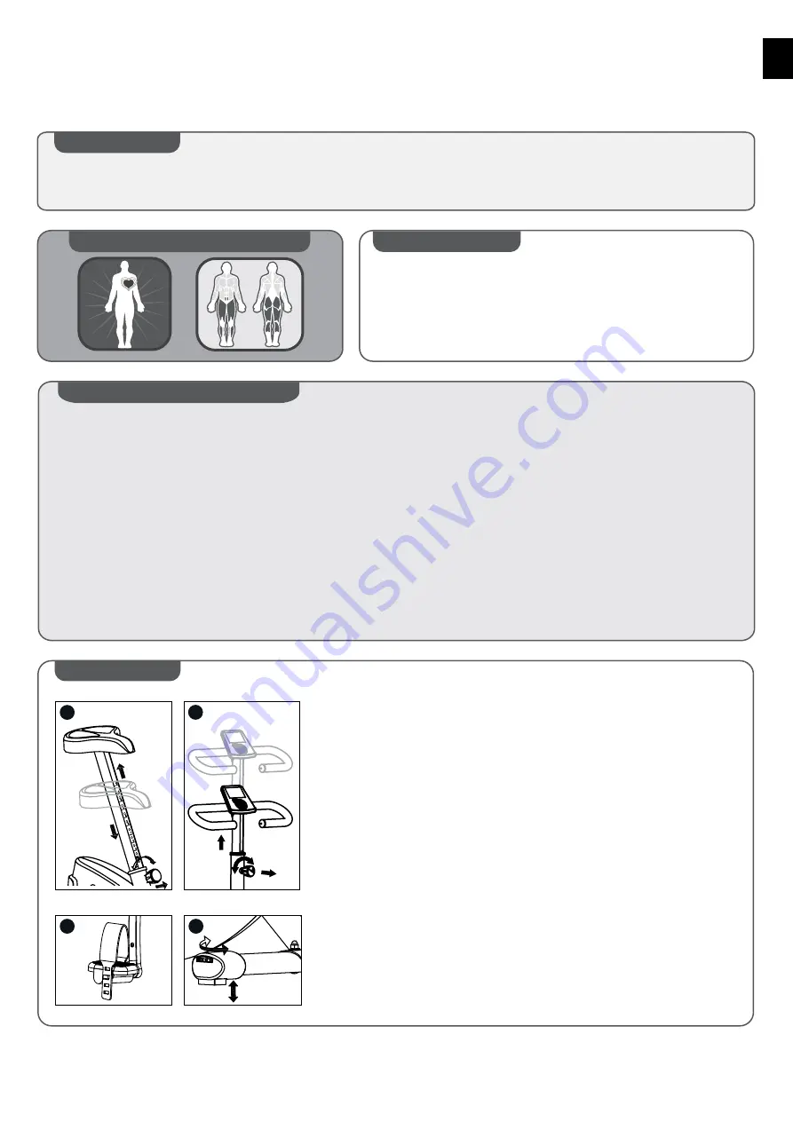 Domyos COMFORT BIKE Assembly Instructions Manual Download Page 13