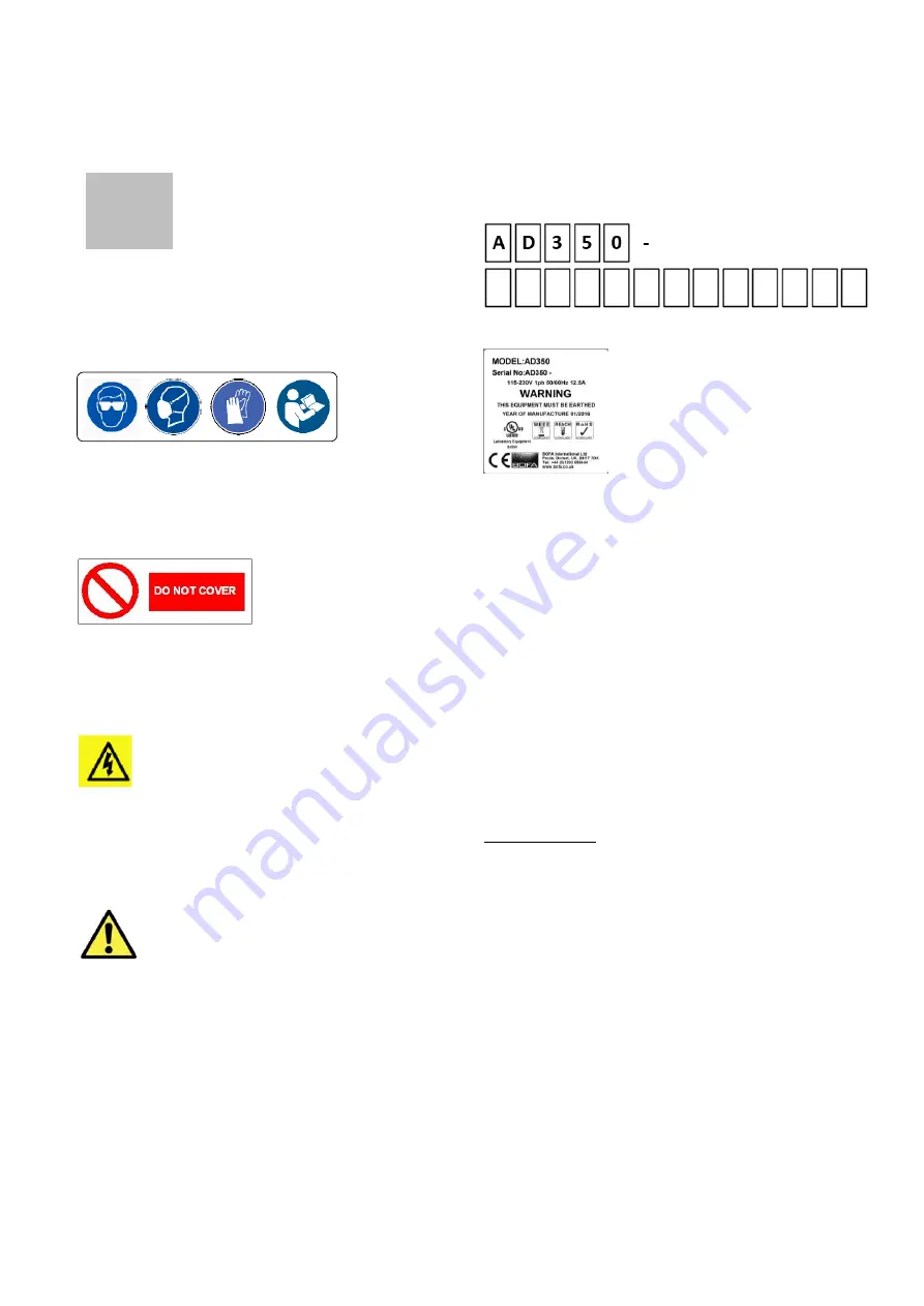 Donaldson BOFA AD 350 User Manual Download Page 7