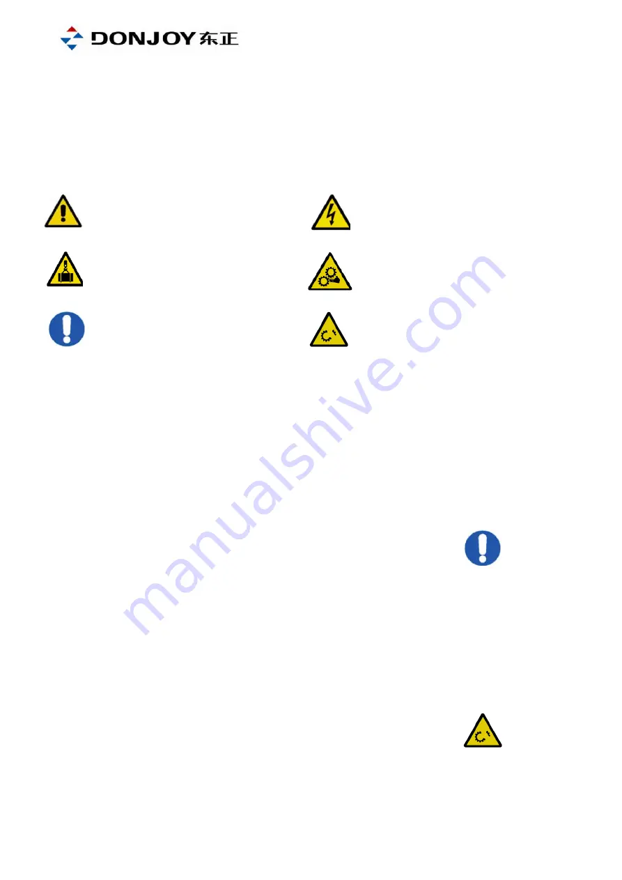 Donjoy DJ-JZ1-130 Operation And Maintenance Manual Download Page 4