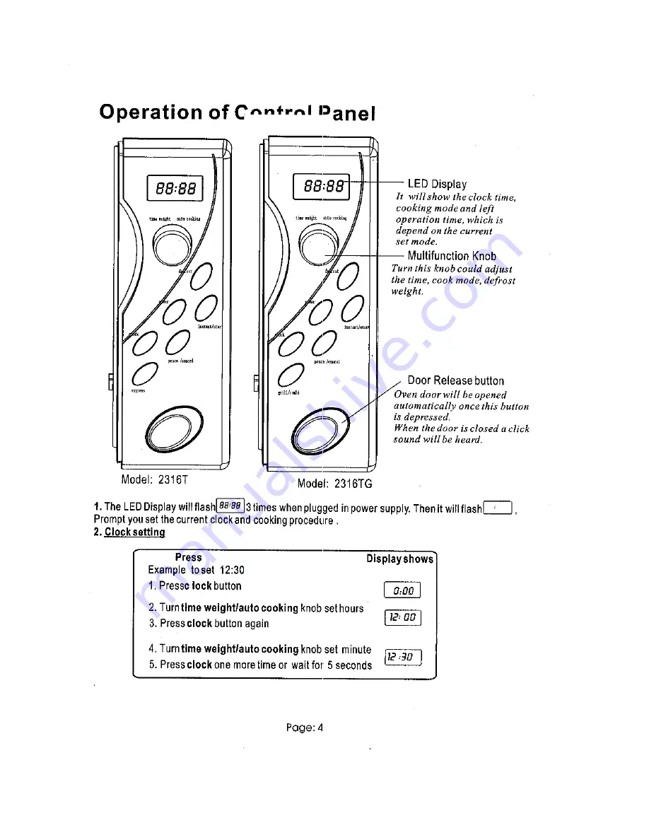 DonLim XB2316T Instruction Manual Download Page 6