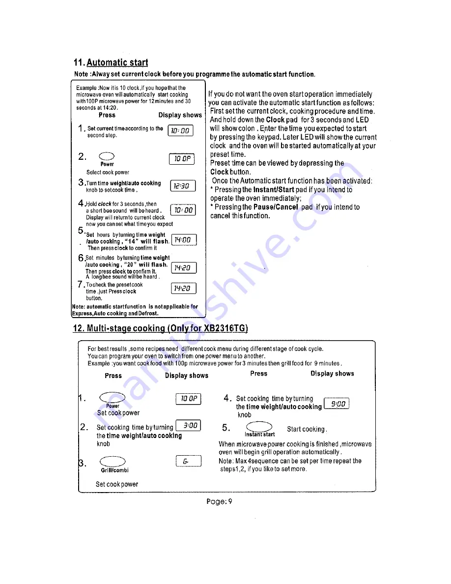 DonLim XB2316T Instruction Manual Download Page 11