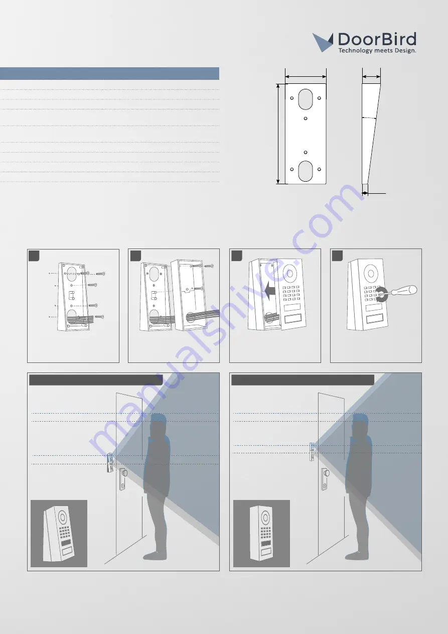 DoorBird A8001 Скачать руководство пользователя страница 2