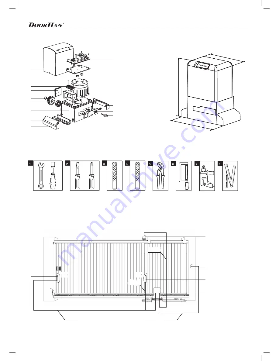 DoorHan SLIDING-1300 Installation And Operation Manual Download Page 5