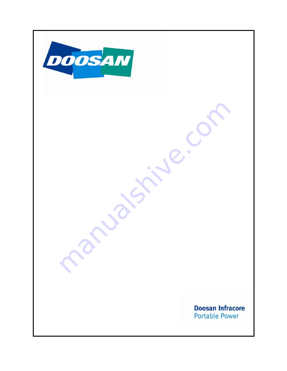 Doosan 10/370 Operation And Maintenance Manual Download Page 96