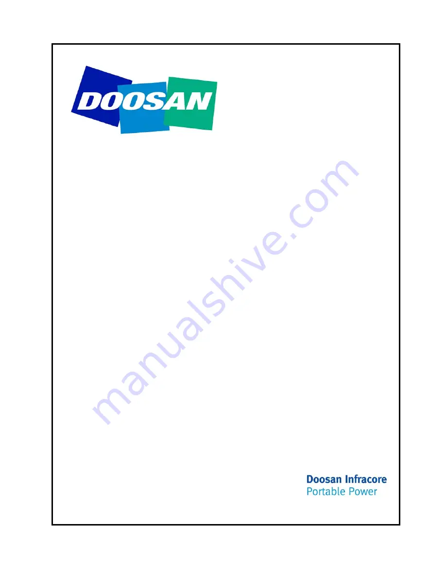 Doosan P185WDOU-T4F Operation And Maintenance Manual Download Page 107