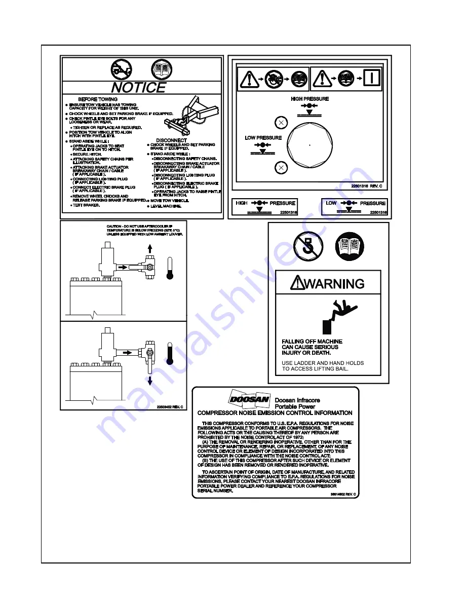 Doosan P250/HP210WKUB-EX-T2 Operation And Maintenance Manual Download Page 25