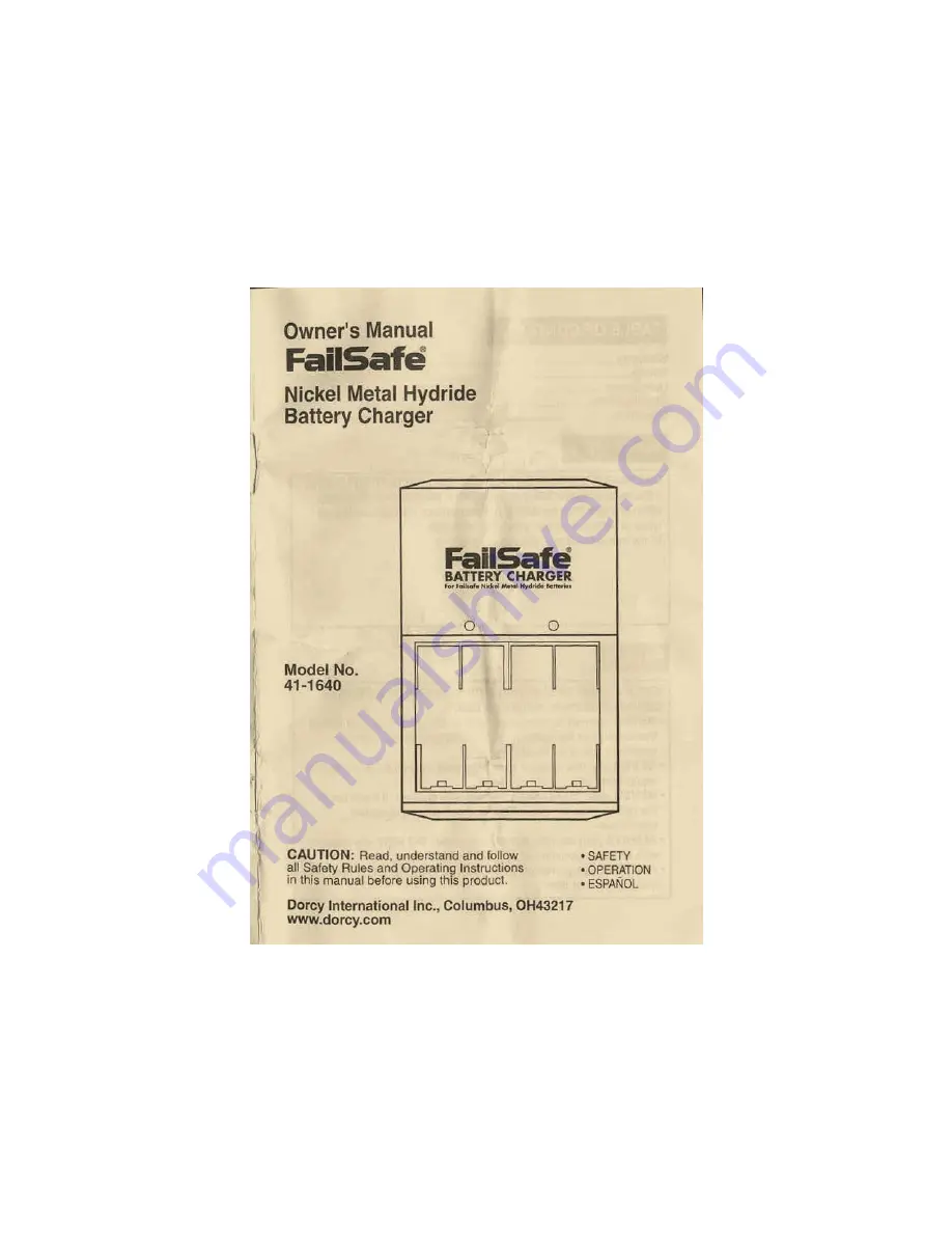 Dorcy failsafe 41-1640 Owner'S Manual Download Page 1