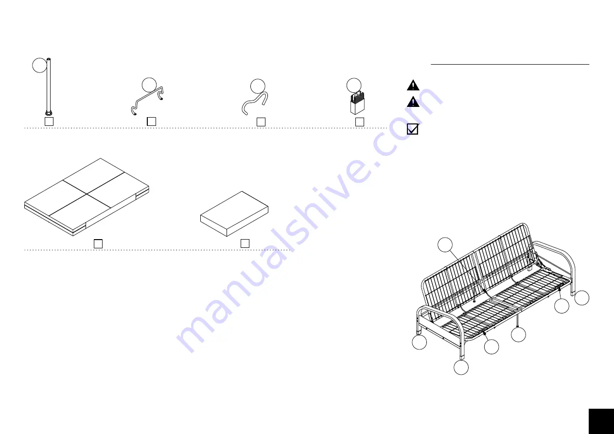 Dorel Home Products FF5000BLKS Instruction Booklet Download Page 4