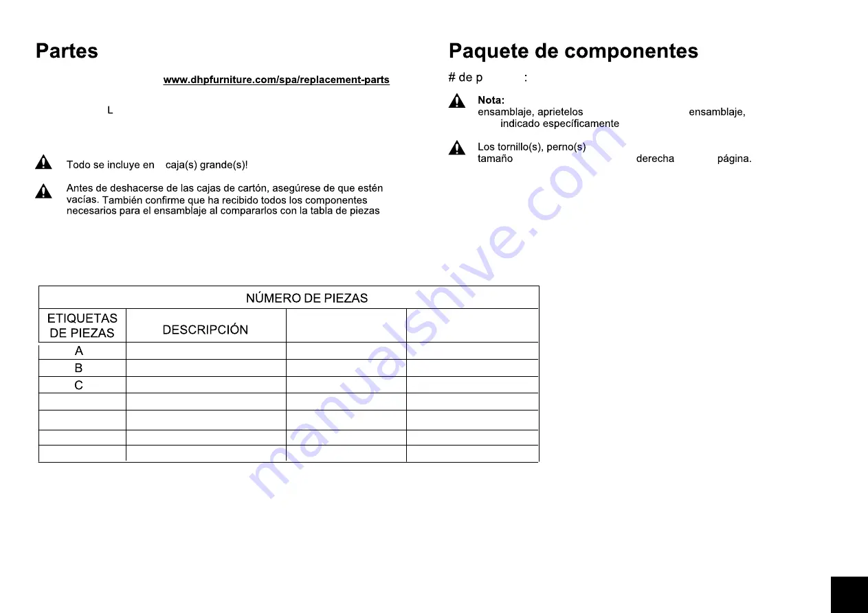 Dorel Home Products S038409 Manual Download Page 13