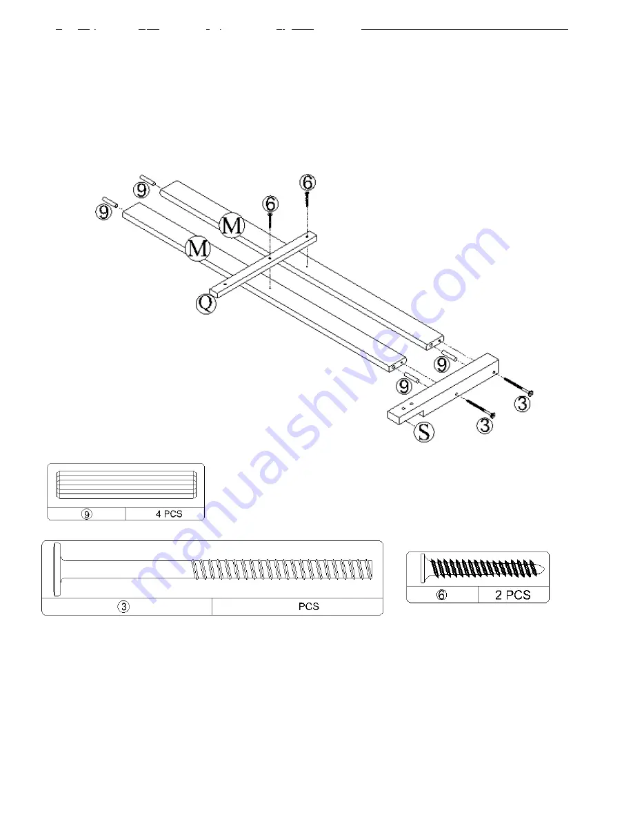 Dorel Living 0-65857-17298-0 Assembly Instructions Manual Download Page 13