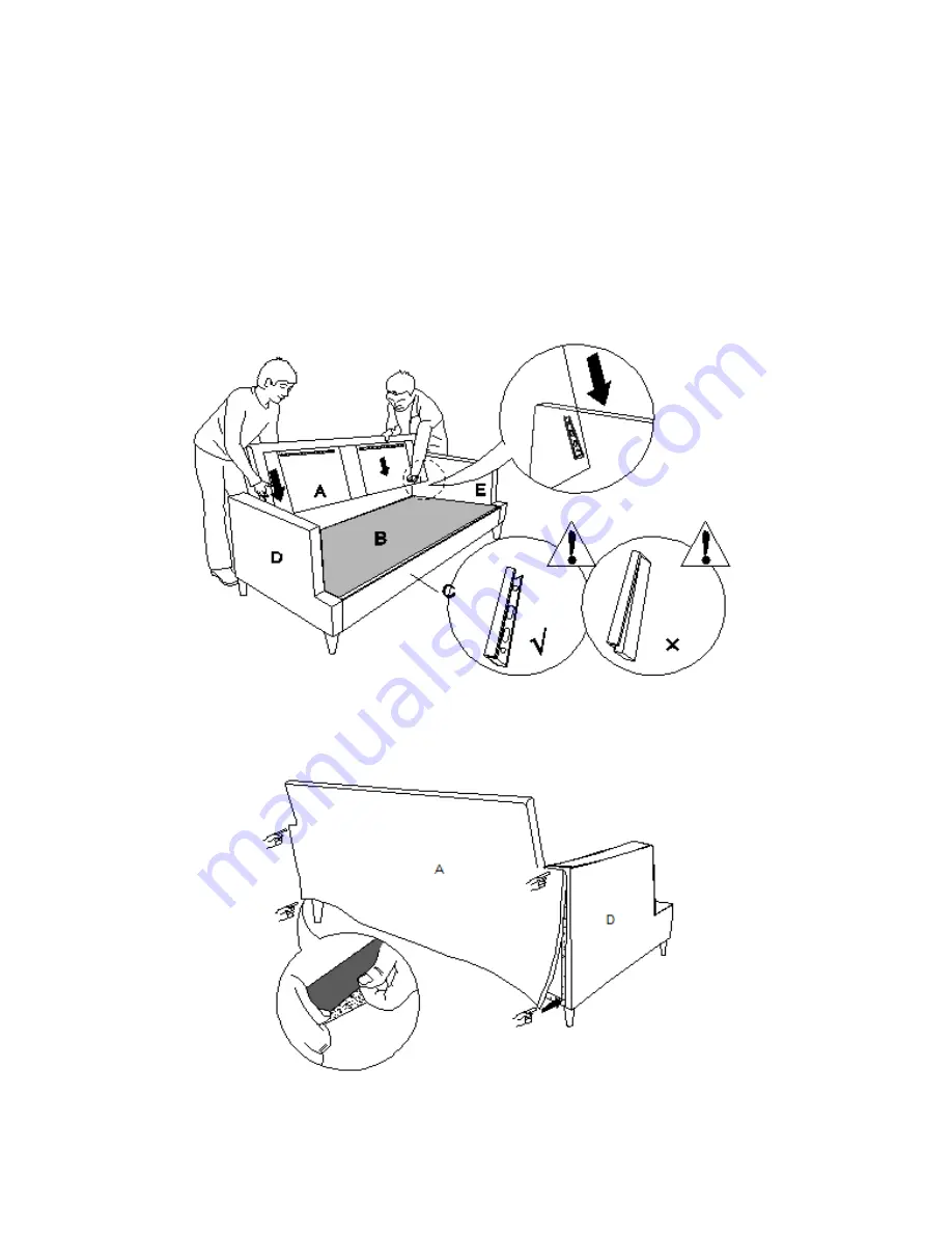 Dorel Living DA7476-SF Instruction Booklet Download Page 9