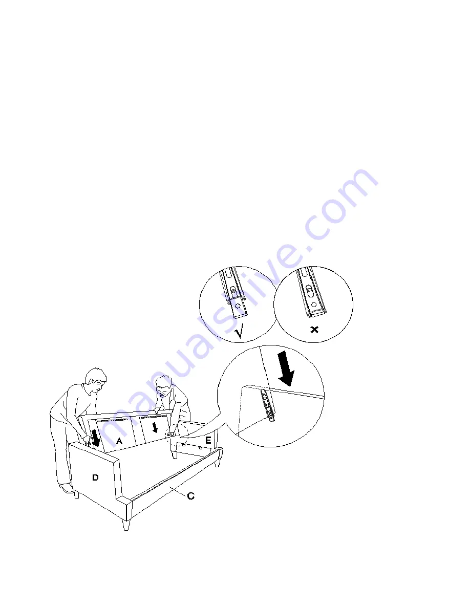 Dorel Living DA7476-SF Instruction Booklet Download Page 19