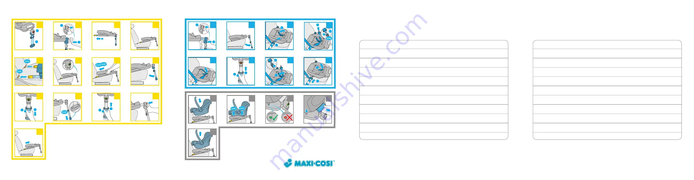 Dorel Maxi-Cosi EasyFix Instructions For Use & Warranty Download Page 2