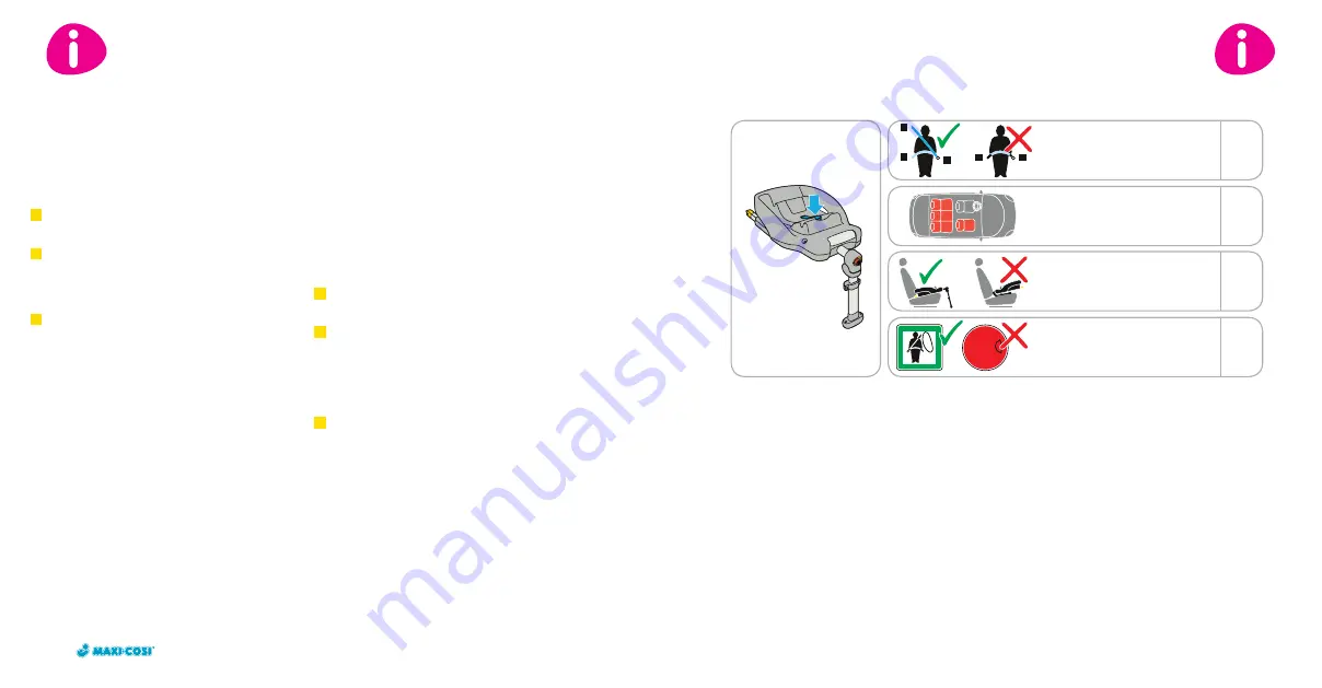 Dorel Maxi-Cosi EasyFix Instructions For Use & Warranty Download Page 20